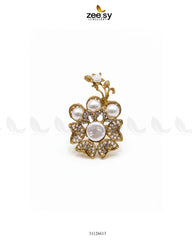 Daisy Floral Mother Pearl Ring - Zeesy Jewellery