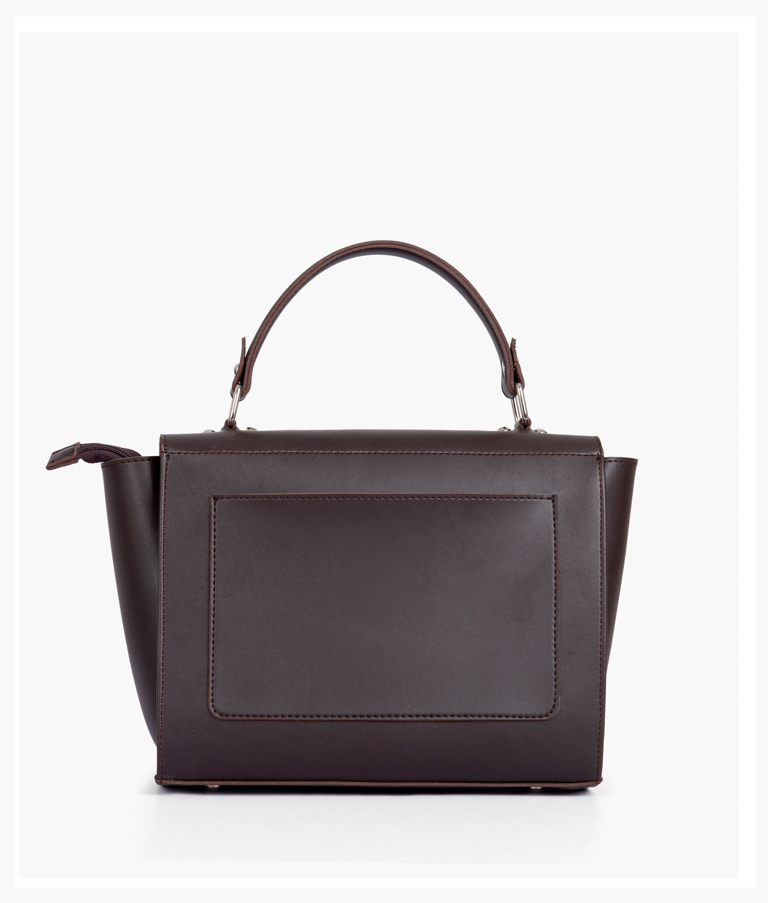 RTW Creation - Dark brown mini messenger bag