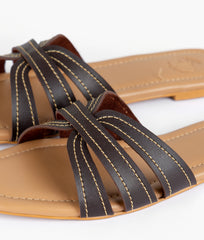 RTW Creation - Dark brown all day comfort flats