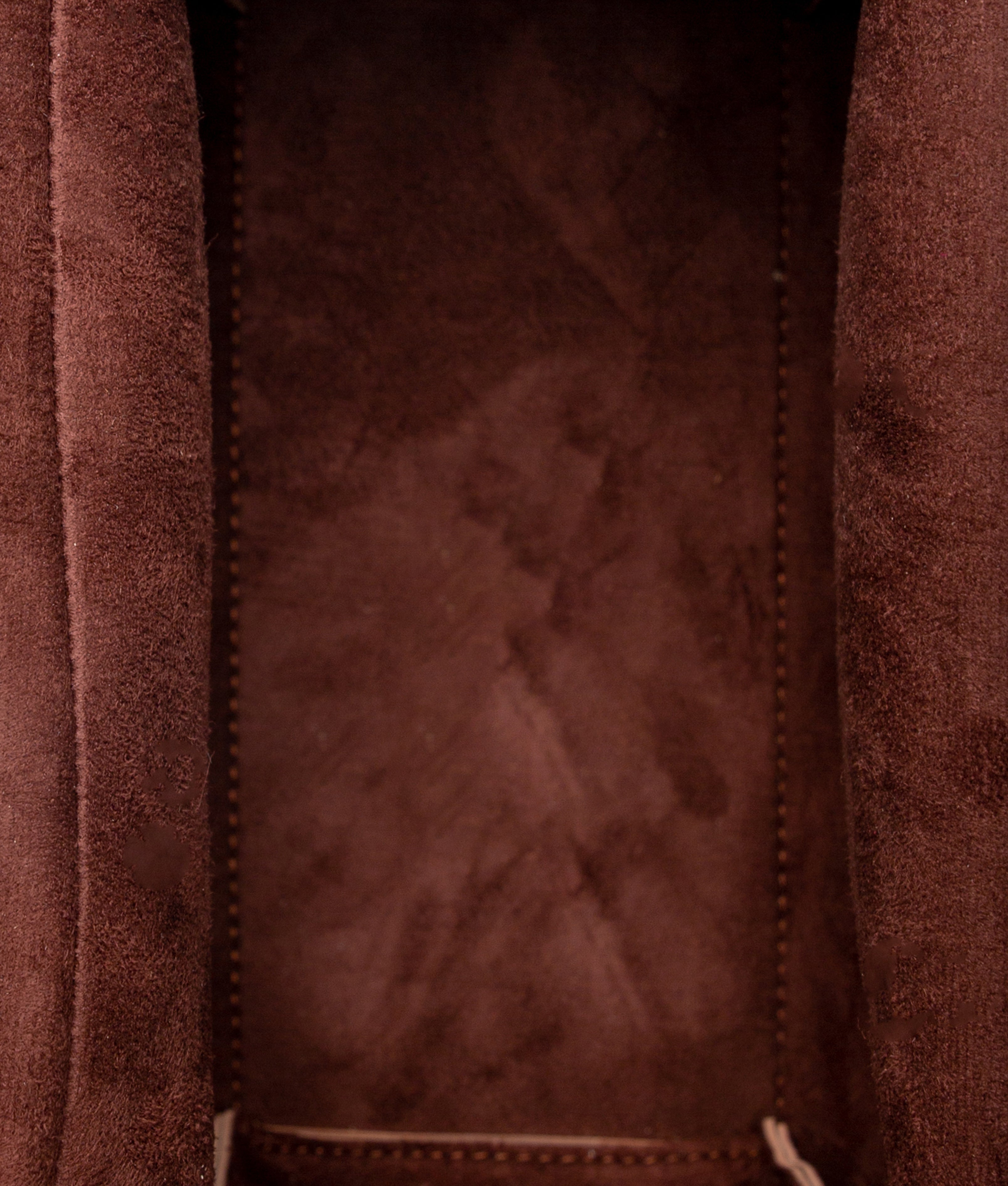 RTW Creation - Dark brown mini messenger bag