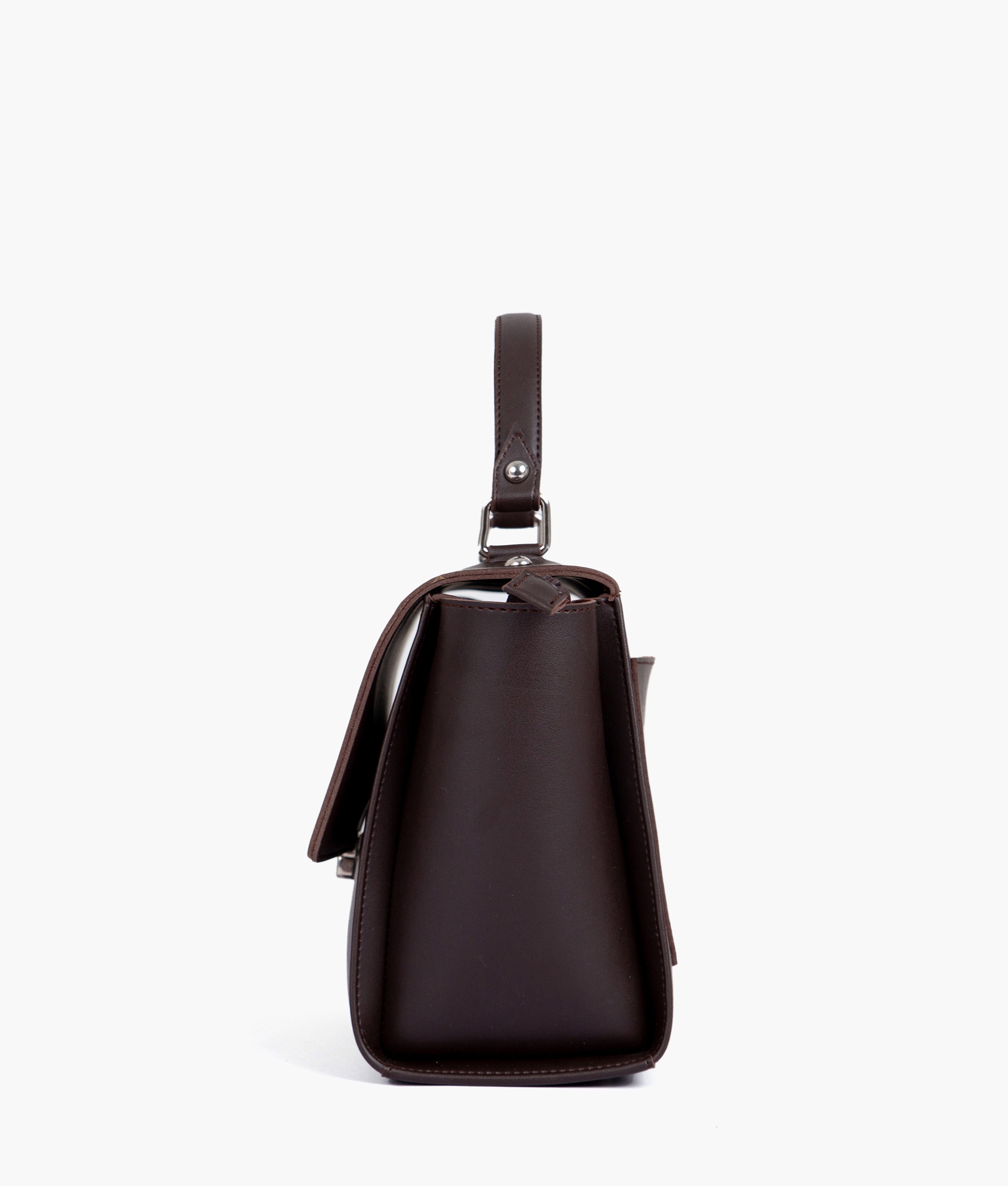 RTW Creation - Dark brown mini messenger bag