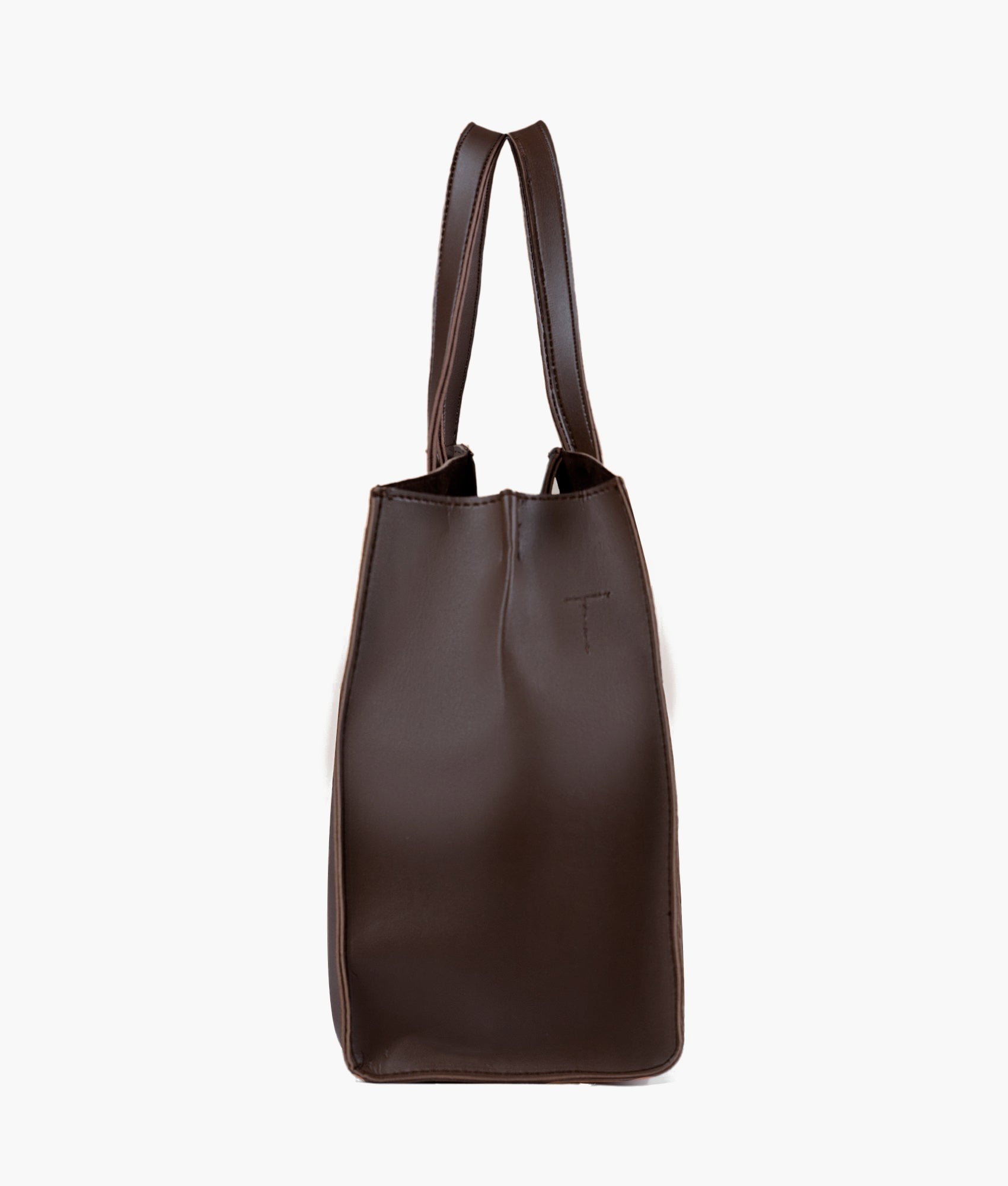RTW Creation - Dark brown multi compartment satchel bag