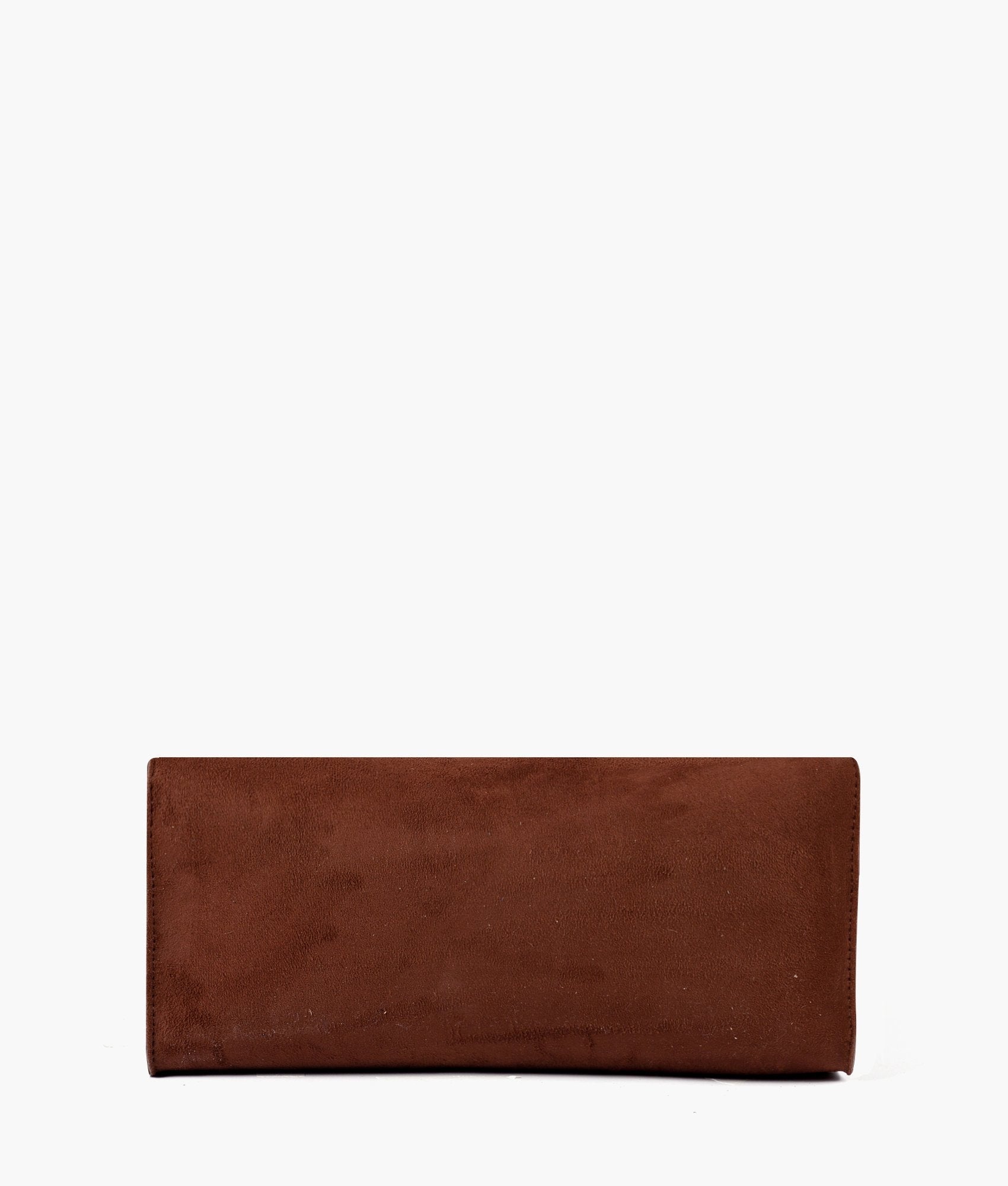 RTW Creation - Dark brown suede multi compartment satchel bag
