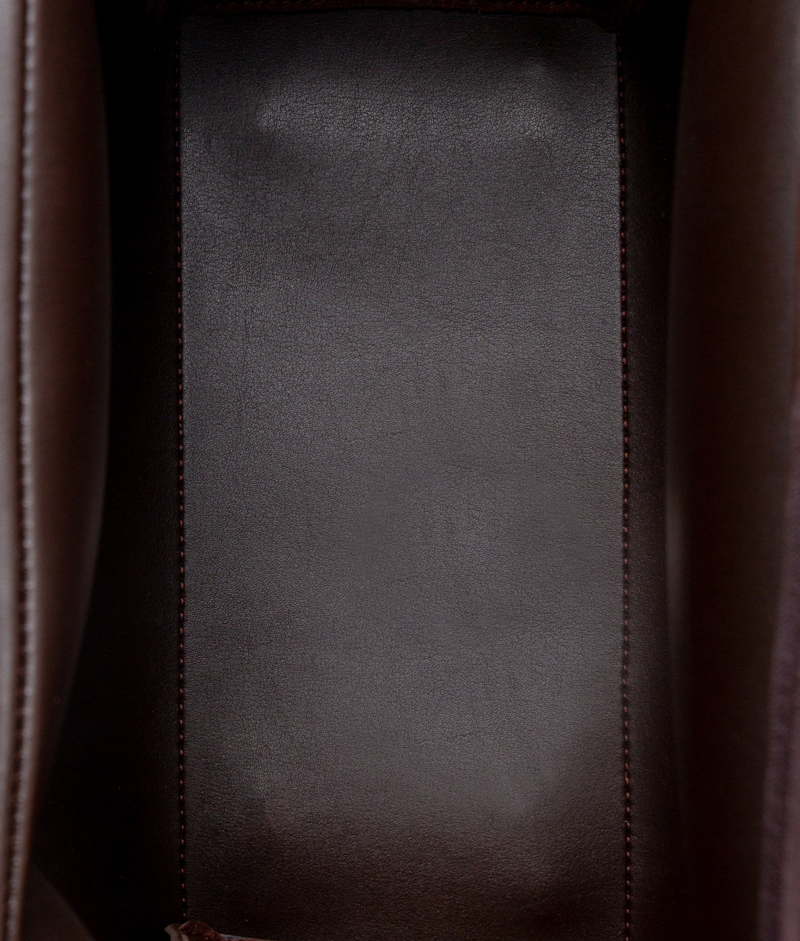 RTW Creation - Dark brown suede mini messenger bag