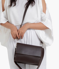 RTW Creation - Dark brown mini cross-body bag