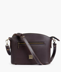 RTW Creation - Dark brown dome cross-body bag