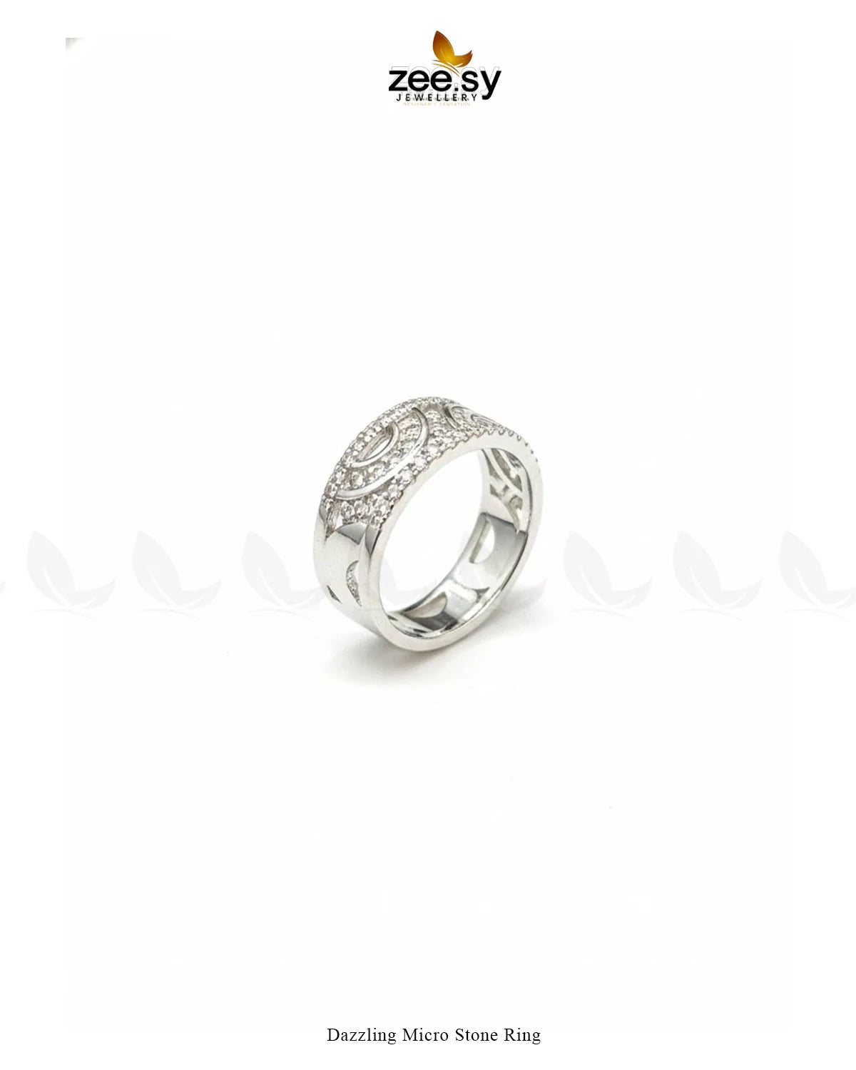 Dazzling Micro Stone Ring - Zeesy Jewellery