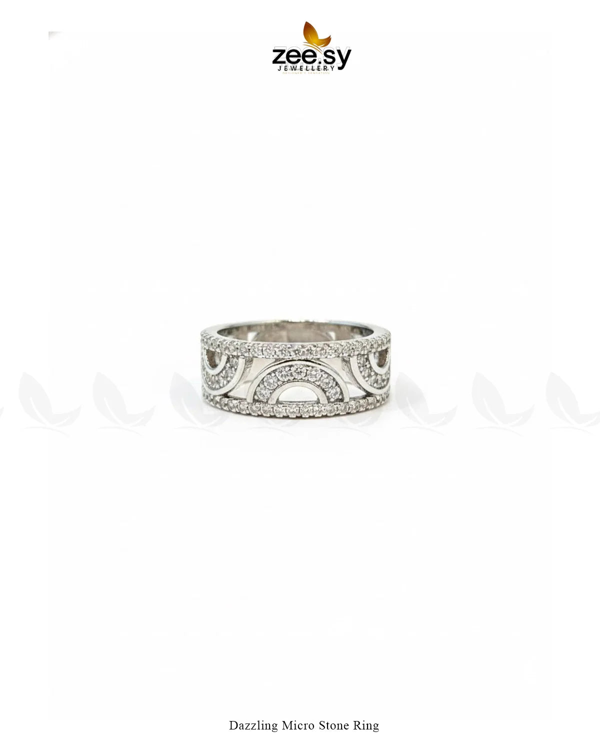 Dazzling Micro Stone Ring - Zeesy Jewellery