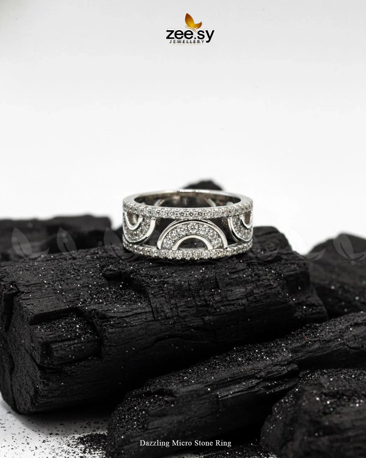 Dazzling Micro Stone Ring - Zeesy Jewellery