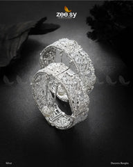 Dazzora Bangles Silver - Zeesy Jewellery