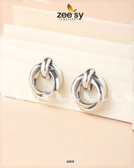 Debilis Earrings Silver - Zeesy Jewellery