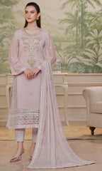Shamooz Stitched 3 Piece Formals Collection'2025-Soft Rose SEM-0724