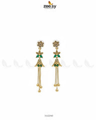 Delicate Jasmine Tassel Earrings - Zeesy Jewellery
