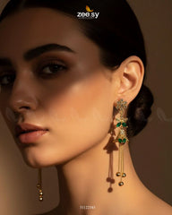 Delicate Jasmine Tassel Earrings - Zeesy Jewellery