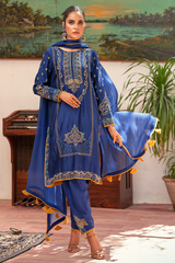 Zaaviay Stitched Eid Collection 2022  Deniz (Three Piece)
