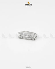 Double Trouble Cluster Pave Ring - Zeesy Jewellery
