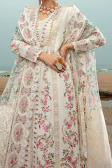 Saira Shakira Unstitched 3 Piece Luxury Lawn Suit-Doves Song Cloud