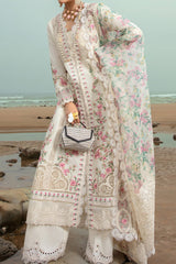 Saira Shakira Unstitched 3 Piece Luxury Lawn Suit-Doves Song Cloud