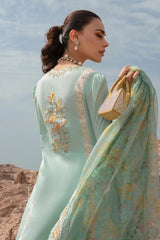 Saira Shakira Unstitched 3 Piece Luxury Lawn Suit-D-04-Doves Song Opel