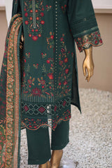 3 PC ? Teal - Festive Embroidered