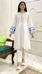 Urban Cut Stitched Breathable Cotton Printed Kurta 1 Piece