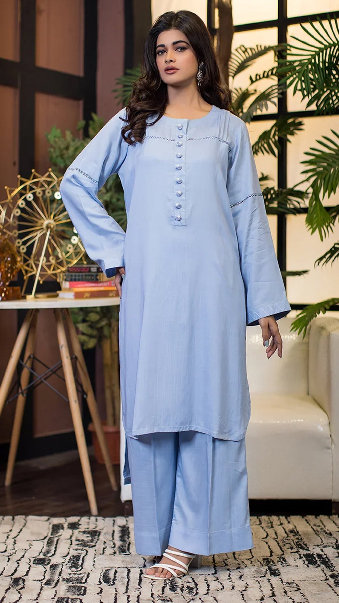 Urban Cut 1 Piece Cotton Embroidered Kurta