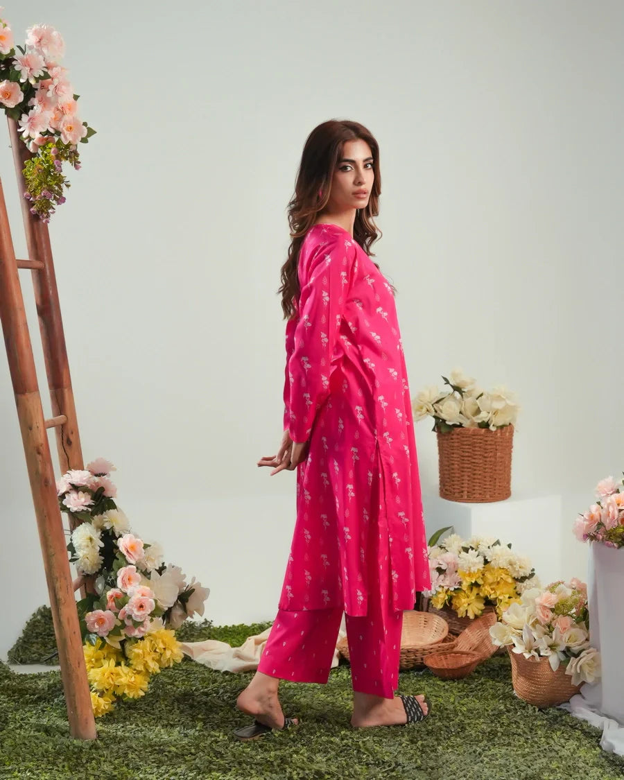 Dhaga Stitched 2 Piece Lawn Collection'2025-Matching separate 0047