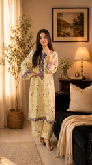 Urban Cut Stitched 2 Piece Swiss Lawn Co-Ord Set-C0286
