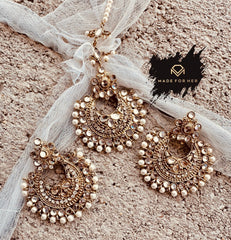 Made For Her-Sana Earrings & Tikka - KMW1004