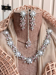 Made For Her-Zarelle Zircon Necklace Set - KSTP1047