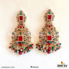 EARRINGS-0723 Multi - Zeesy Jewellery