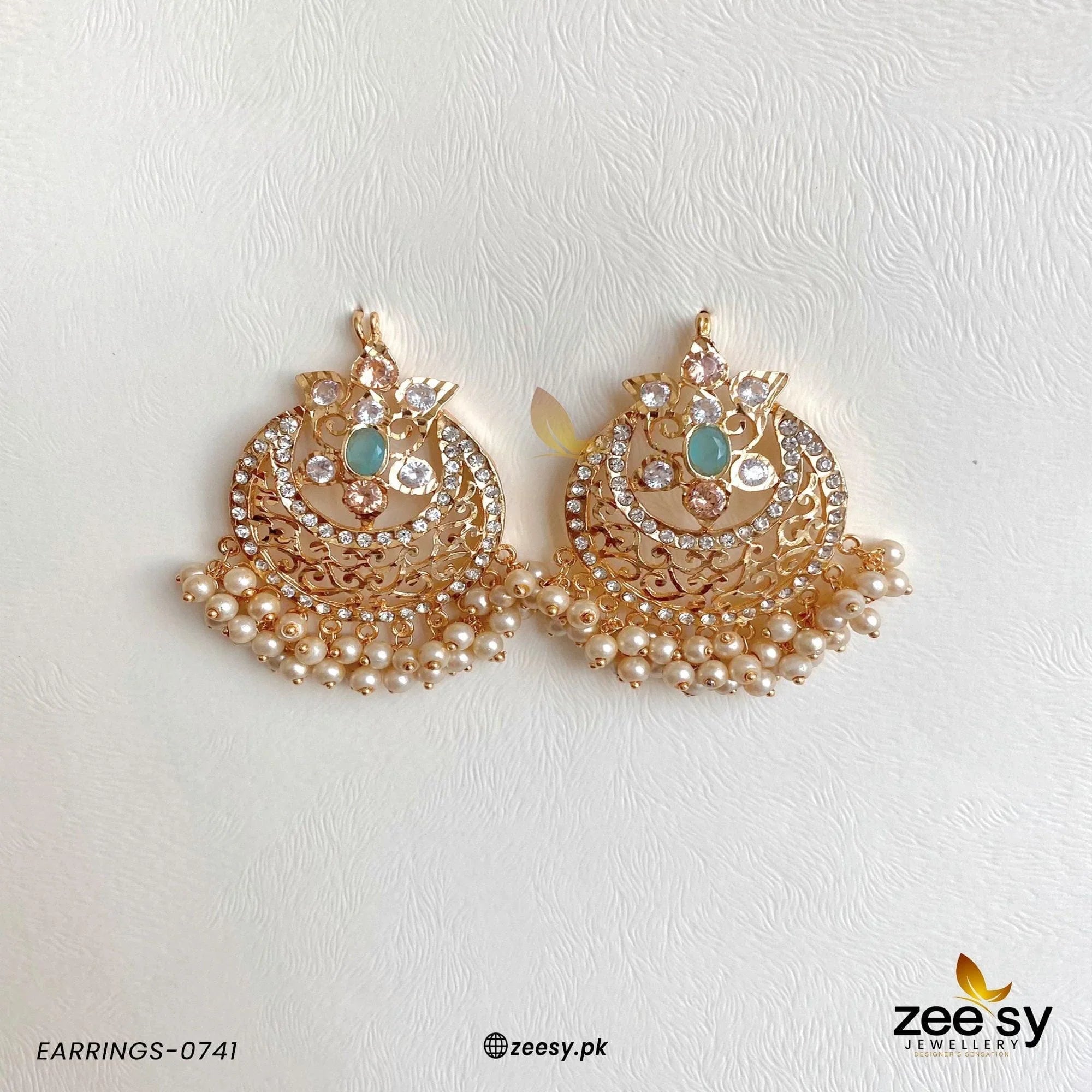Earrings-0741 Feroza - Zeesy Jewellery
