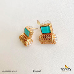 EARRINGS-0749 Feroza - Zeesy Jewellery