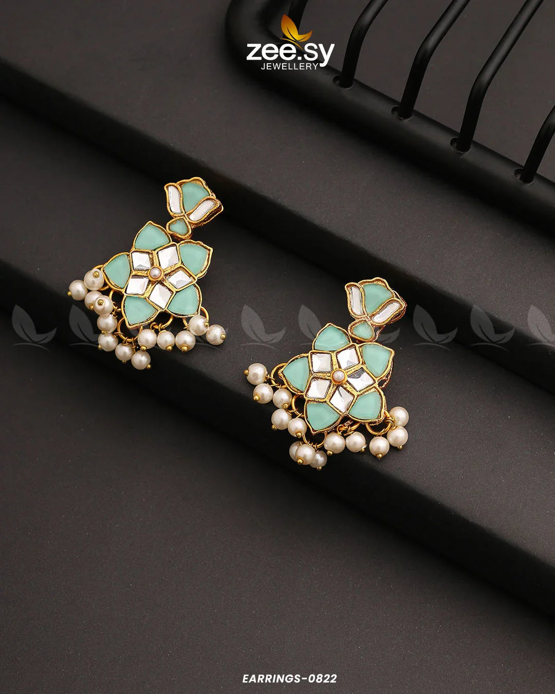 EARRINGS-0822 Feroza - Zeesy Jewellery