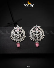 EARRINGS-0823 Pink - Zeesy Jewellery