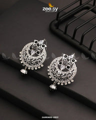 EARRINGS-0823 Black - Zeesy Jewellery