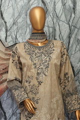 Elegant By HZ Unstitched 3 Piece Premium Digital Printed Lawn Vol-02 Suit-EC-1044