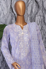 Elegant By HZ Unstitched 3 Piece Premium Digital Printed Lawn Vol-02 Suit-EC-1046