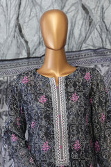 Elegant By HZ Unstitched 3 Piece Premium Digital Printed Lawn Vol-02 Suit-EC-1047