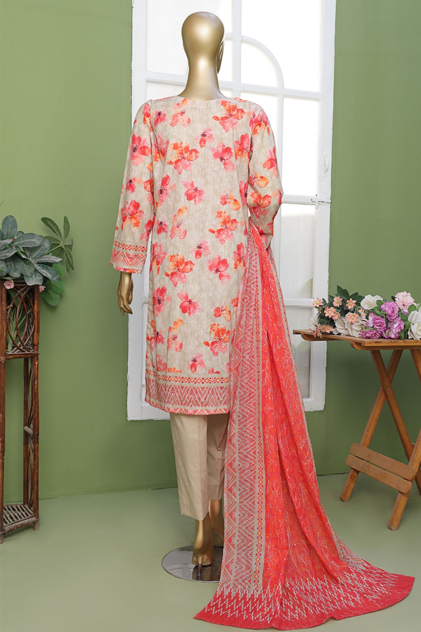 Elite By HZ Unstitched 3 Piece Emb Lawn Collection'2025-EC-210