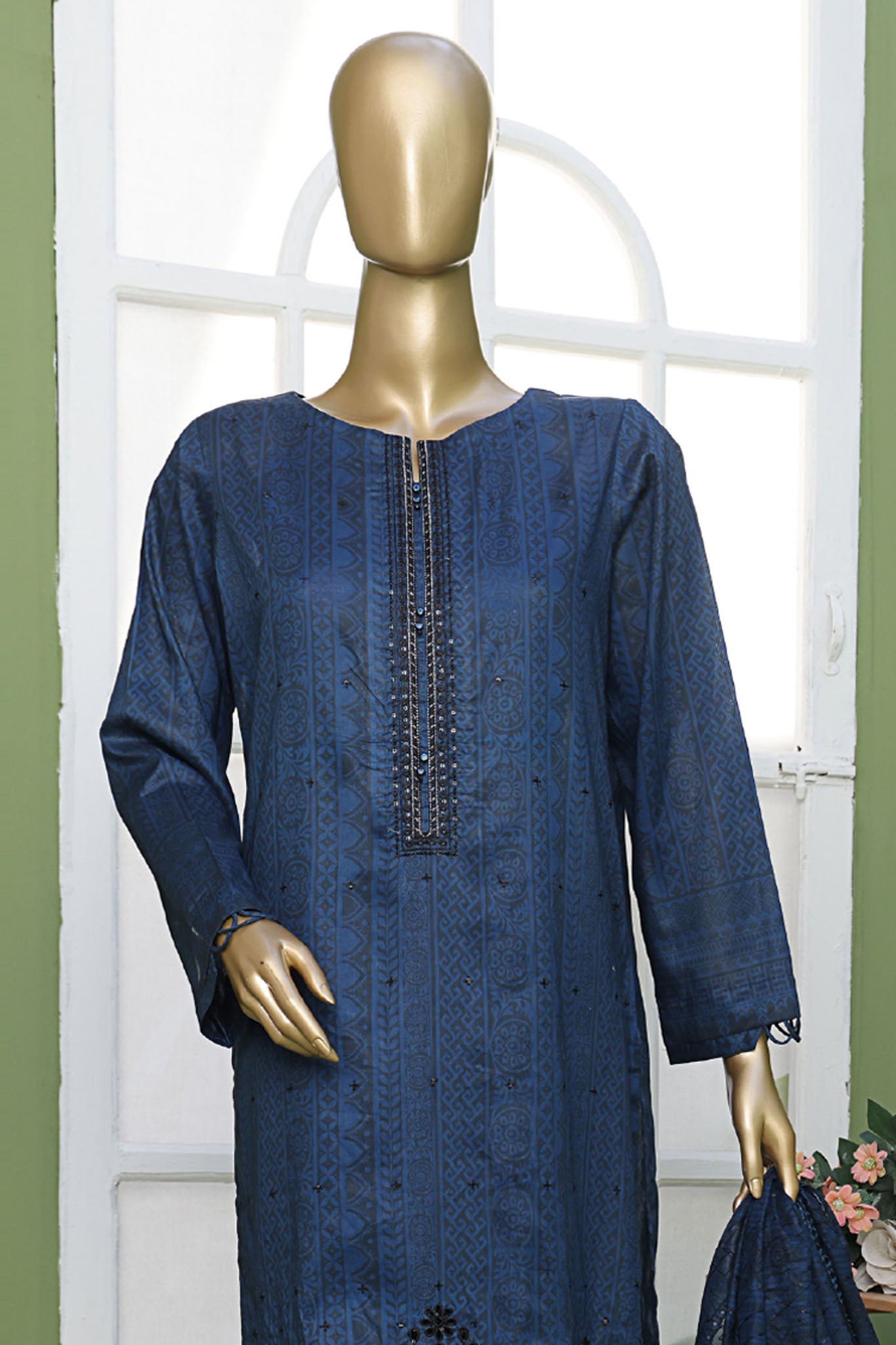Elite By HZ Unstitched 3 Piece Emb Lawn Collection'2025-EC-216
