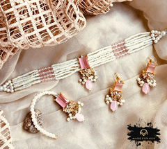 Made For Her-Parisa Crystal Choker Set - KSH1073