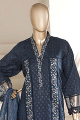 Sada Bahar Stitched 3 Piece The Luxury Chikankari Edit Vol-01 Suit-EDIT-05-BLUE