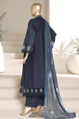 Sada Bahar Stitched 3 Piece The Luxury Chikankari Edit Vol-01 Suit-EDIT-05-BLUE