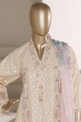 Sada Bahar Stitched 3 Piece The Luxury Chikankari Edit Vol-01 Suit-EDIT-06-SKIN