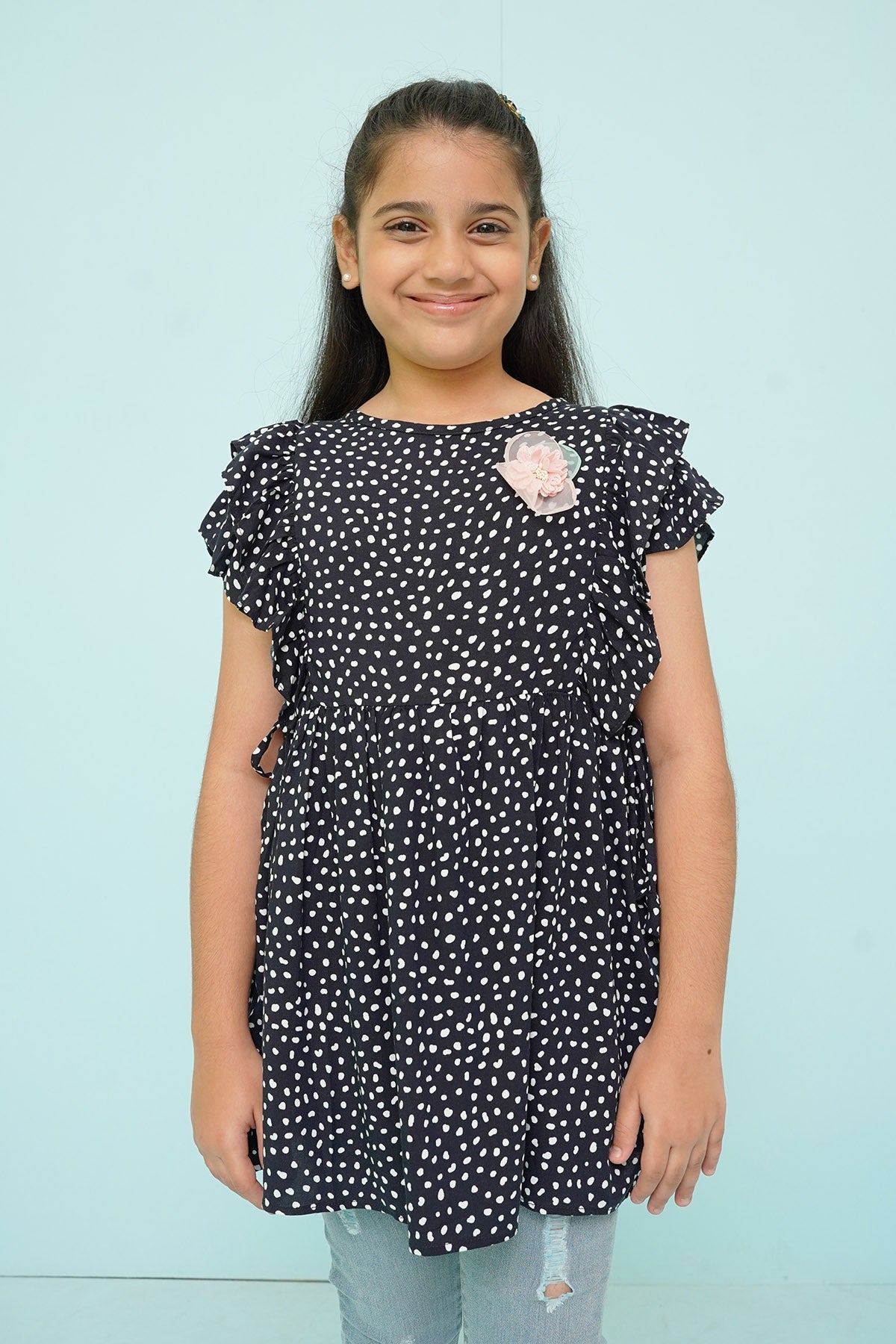 Linen Printed Top - Wear Ochre