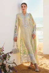 Maria B Unstitched 3 Piece Luxury Lawn Eid II Suit-EL25-04
