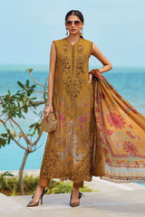 Maria B Unstitched 3 Piece Luxury Lawn Eid II Suit-EL25-06