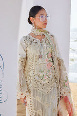 Maria B Unstitched 3 Piece Luxury Lawn Eid II Suit-EL25-07