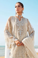 Maria B Unstitched 3 Piece Luxury Lawn Eid II Suit-EL25-09